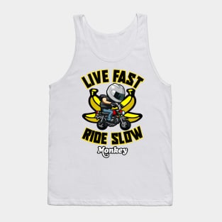 honda Monkey LIVE FAST RIDE SLOW Tank Top